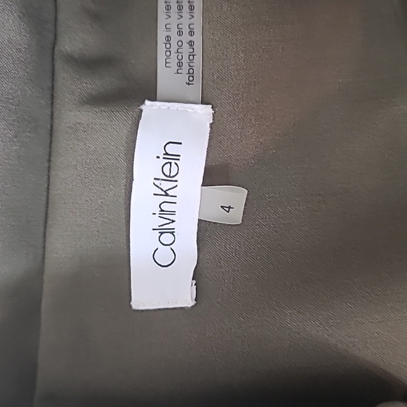 Calvin Klein button zip front tie waist jacket - Picture 11 of 13